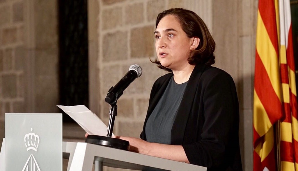 Carta de la alcaldesa de Barcelona Ada Colau para la 18a Conferencia del OIDP 
